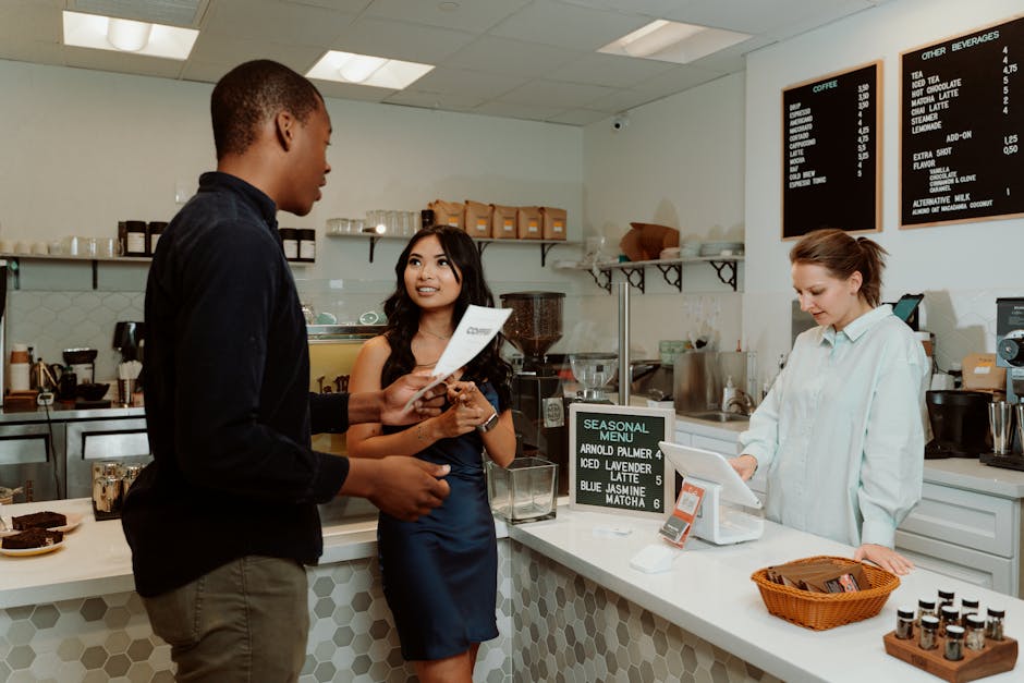 brazilian cafe customer service interaction