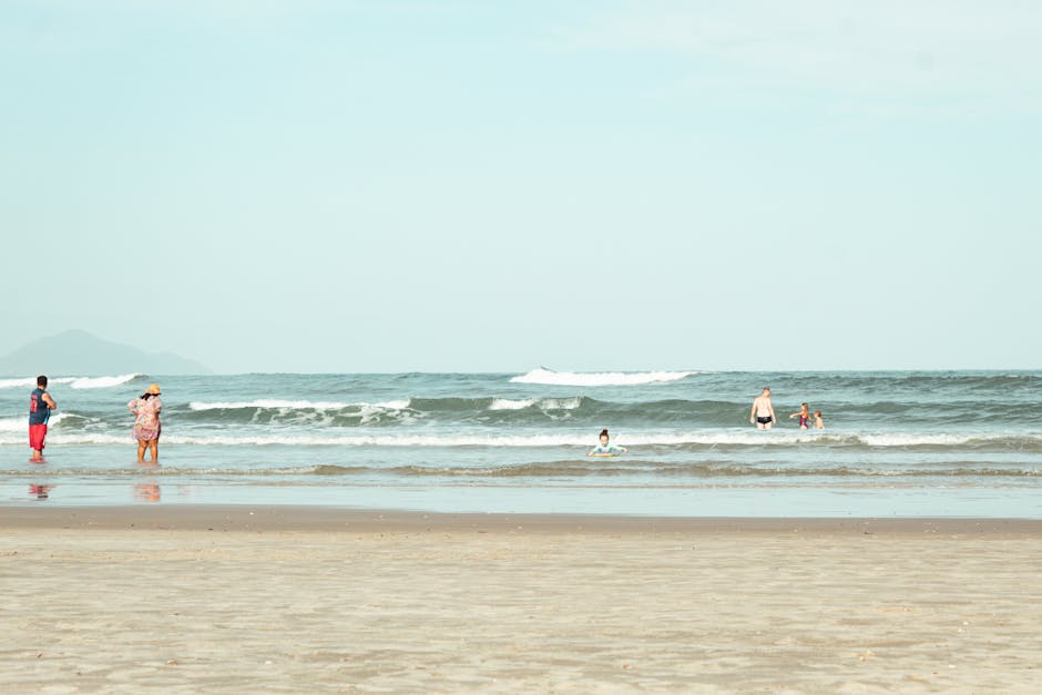 brazilian family beach