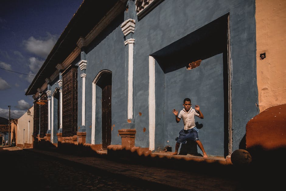 colonial town kids