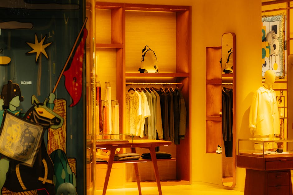 french fashion store interior