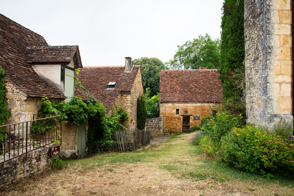french village family explore
