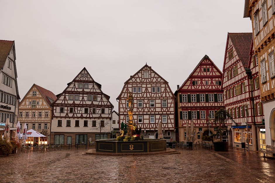 Historic German town square