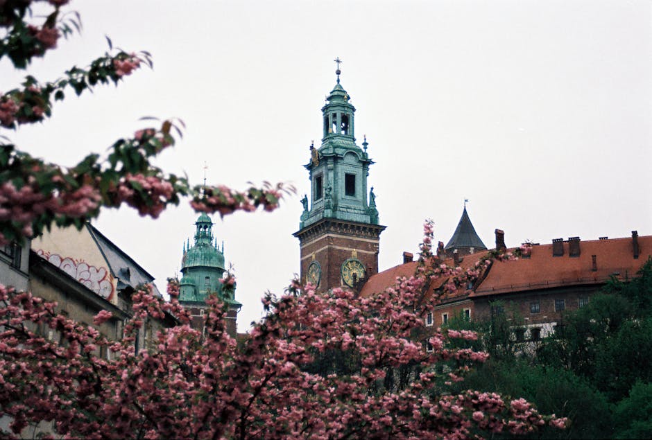 krakow main square wawel castle