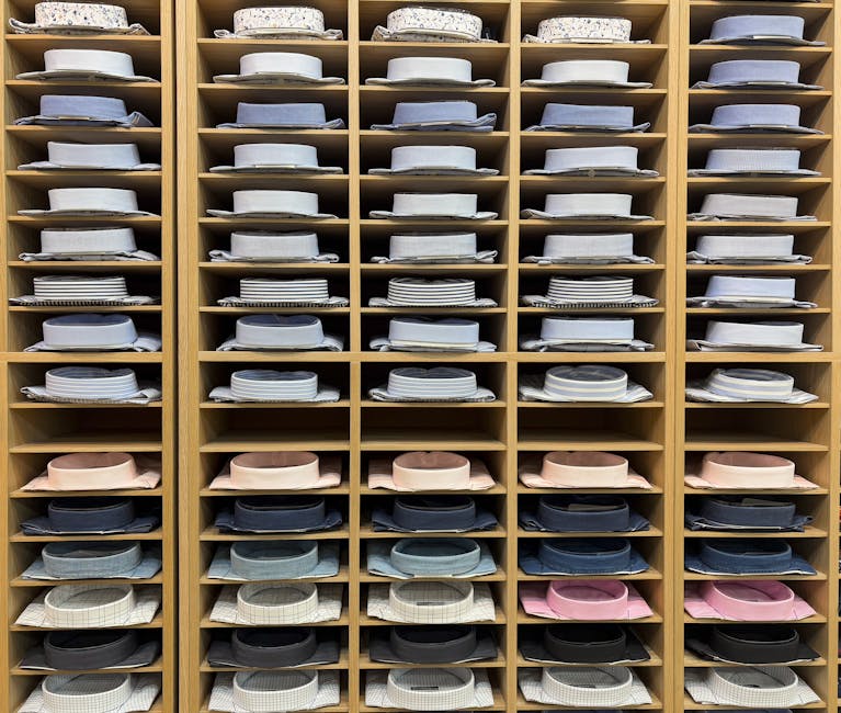 men clothing store interior
