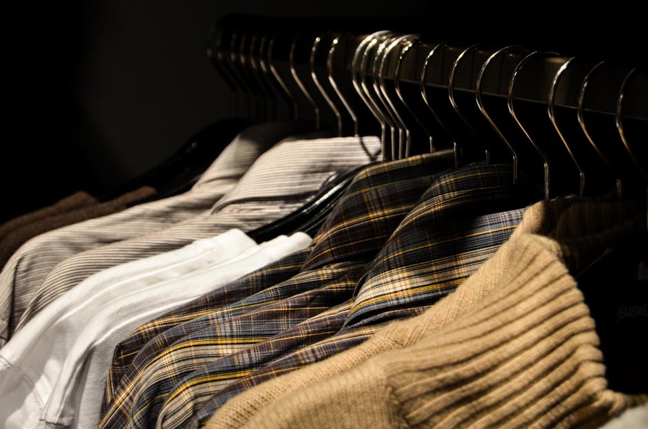 organized minimalist wardrobe men