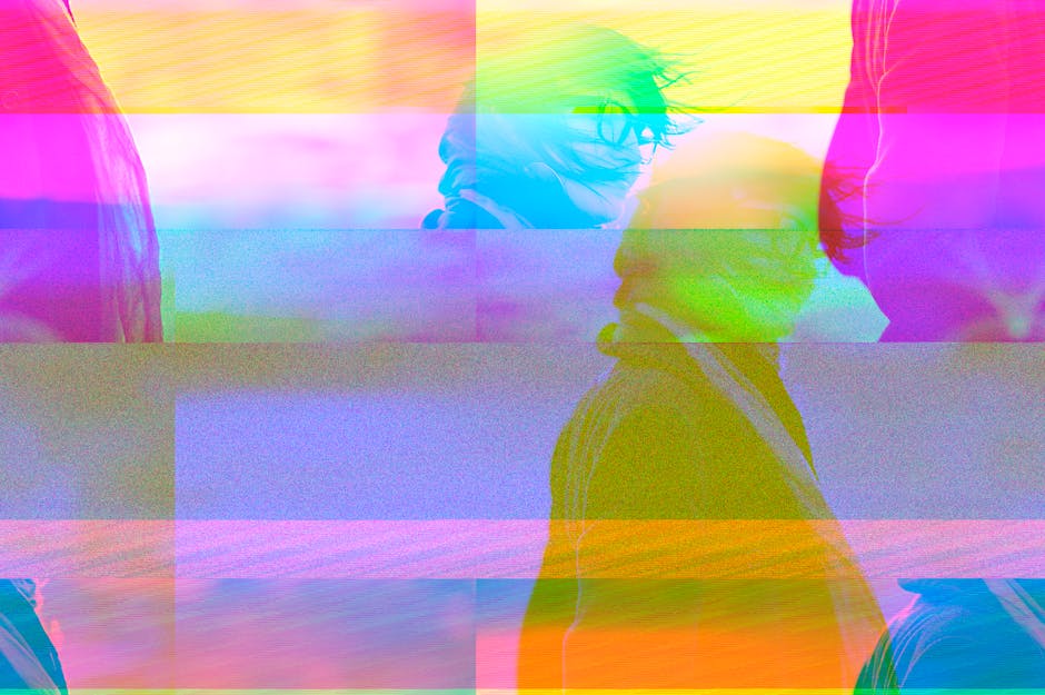 Person avoiding pitfalls on a winding path, digital overlay with AI concepts