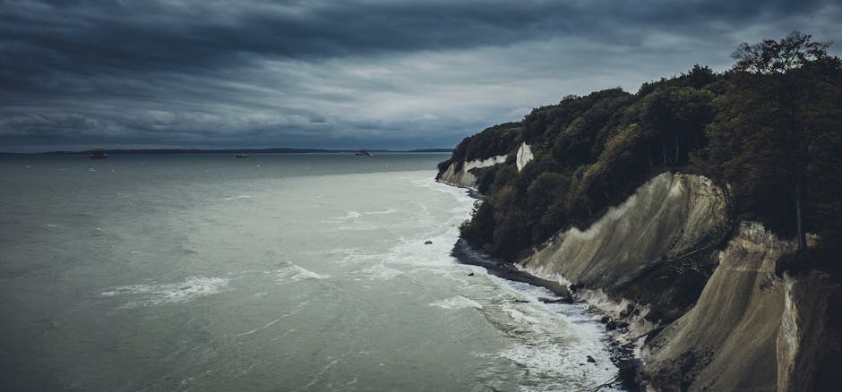 rügen coastline cliffs