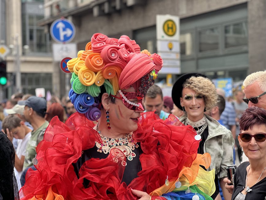 Stylish diverse people street Germany