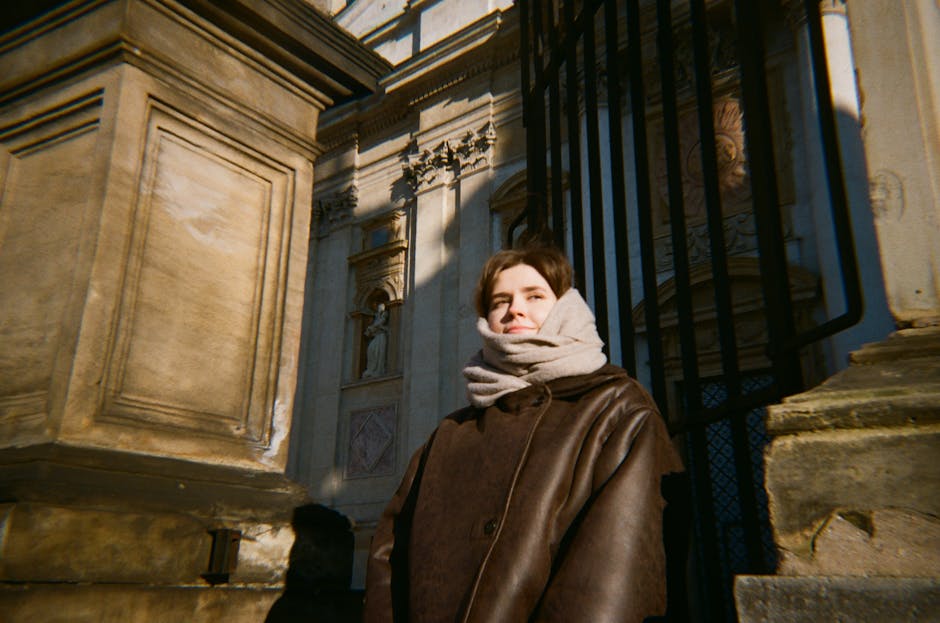 winter fashion in krakow