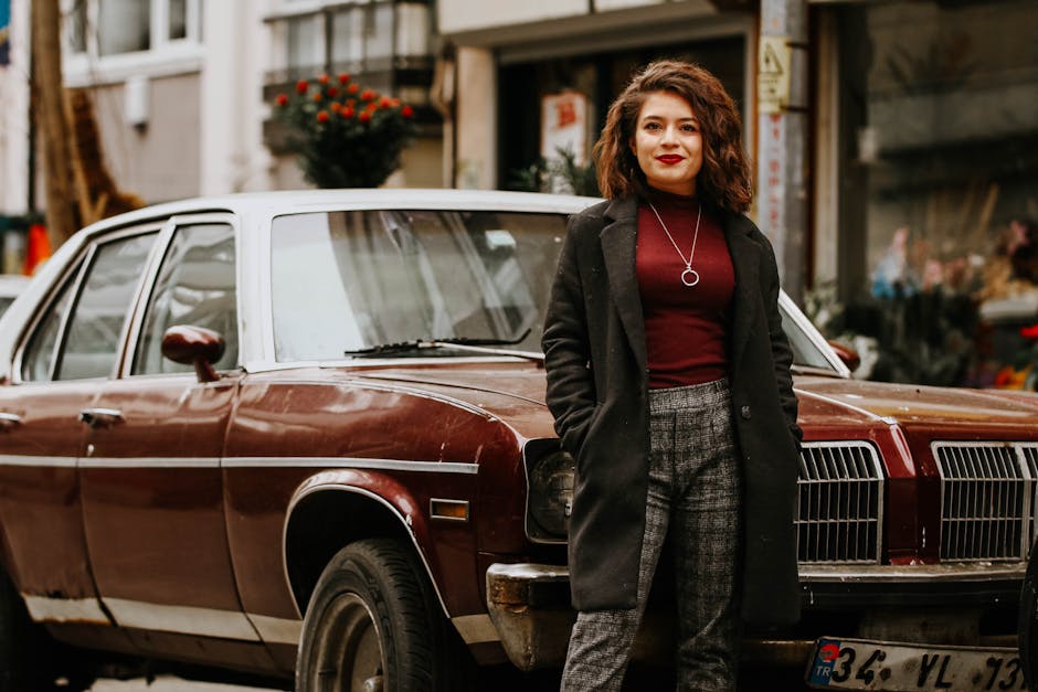 woman classic fashion