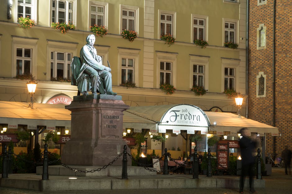 wroclaw market square krasnal statue