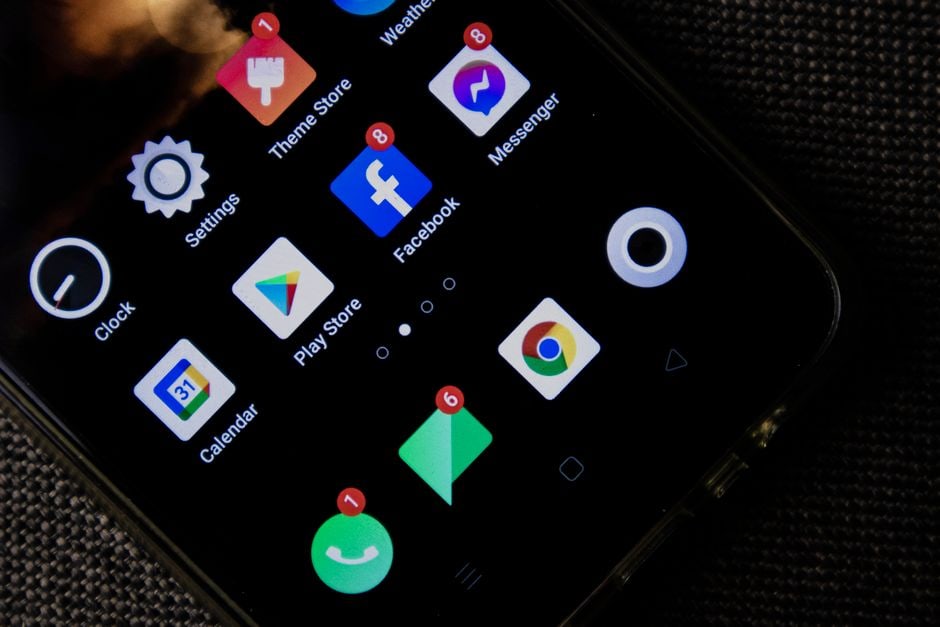 A smartphone screen displaying a prominent 'Storage Full' warning message, indicating low available space.